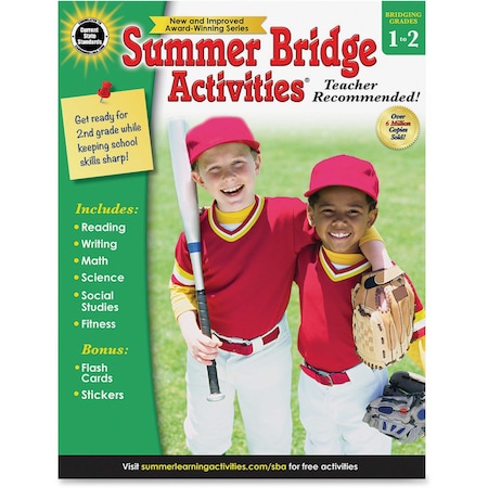 Carson Dellosa Summer Bridge Activities Workbook, Grade 1-2, Paperback 704697